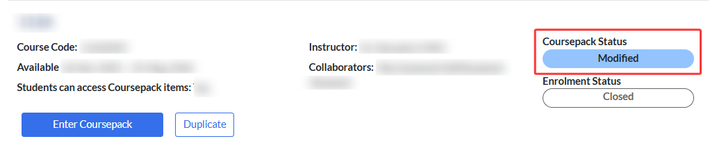 modified status - blue
